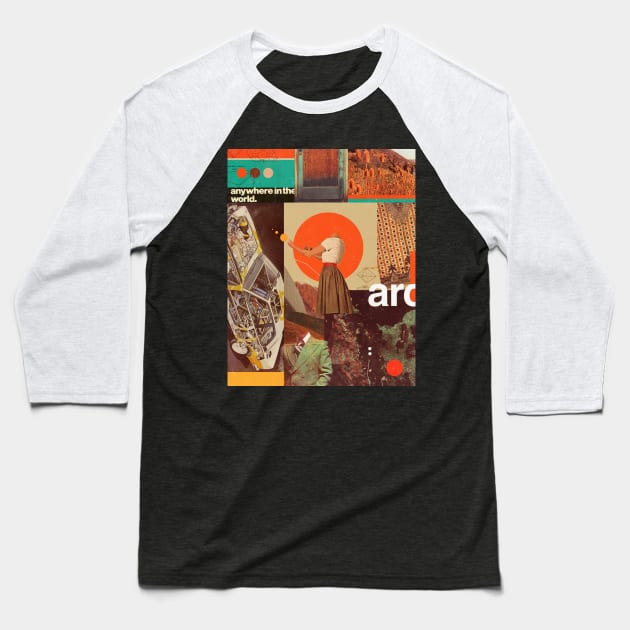 Archival World Baseball T-Shirt by FrankMoth